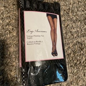 Pinstripe tights